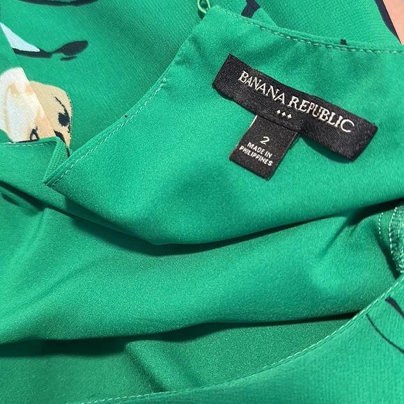 Banana Republic Chiffon High Low Hem Maxi Dress Size 2 - Picture 5 of 6